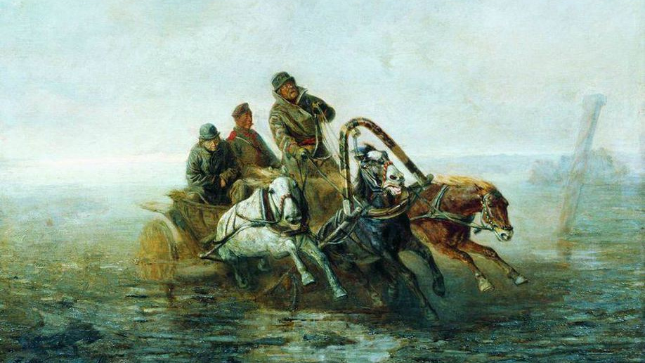 Николай Сверчков. По Великому Сибирскому пути (В ссылку, фрагмент). 1883