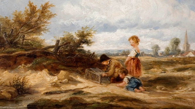 Уильям Джеймс Мюллер. Птичья ловушка. 1845
