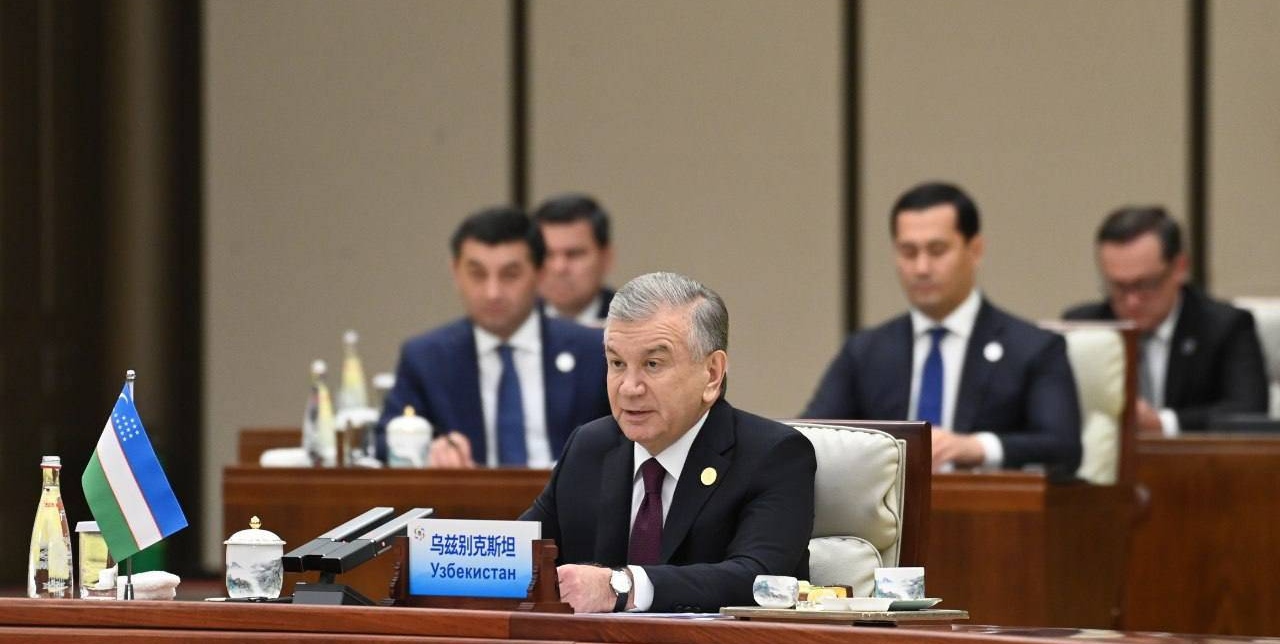 Президент Узбекистана Шавкат Мирзиёев на саммите «Центральная Азия — Китай»
