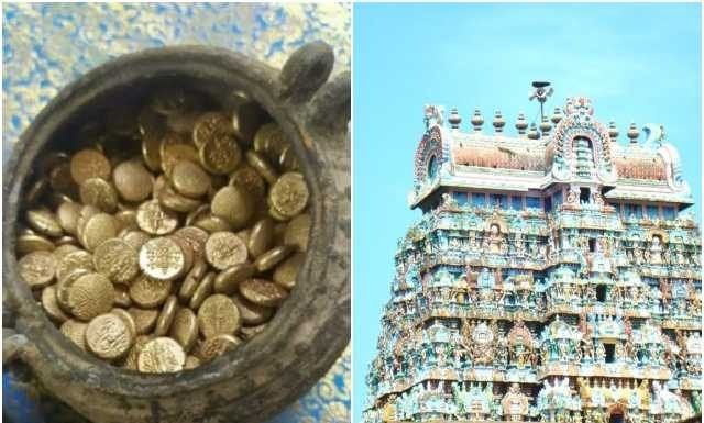 Найденные монеты при храме