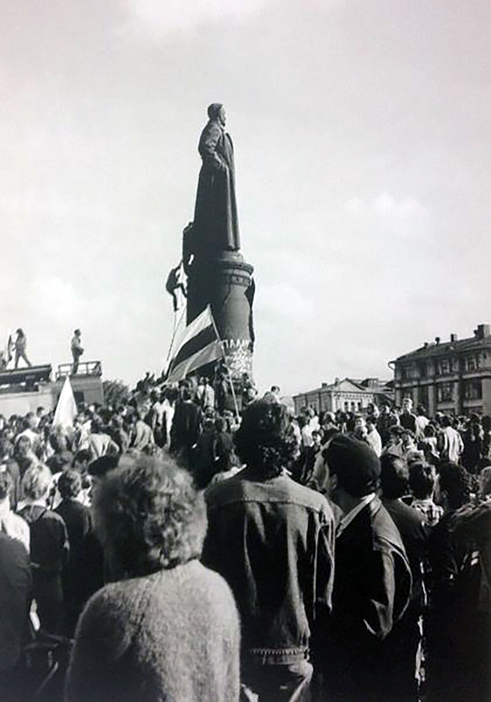 22 августа 1991 года, Лубянская площадь