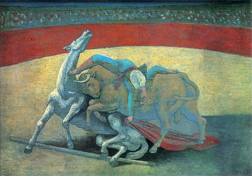 Пабло Пикассо. Коррида. 1923
