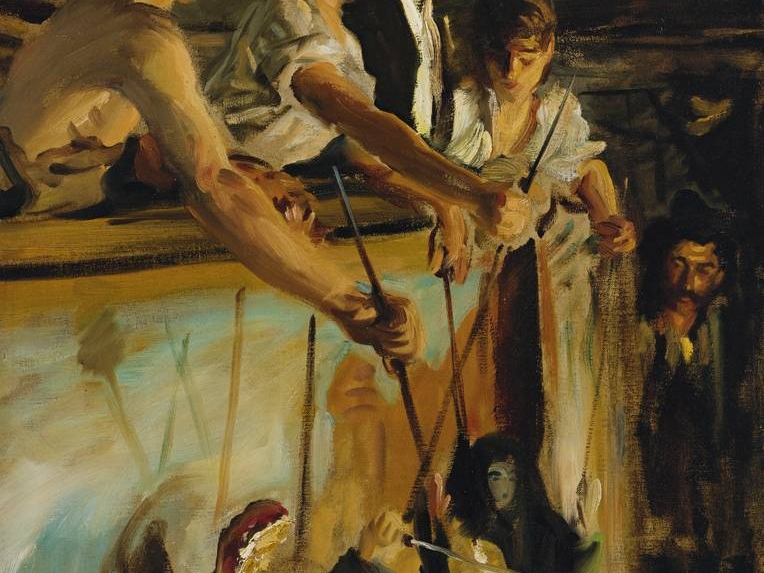 Джон Сингер Сарджент. Марионетки (фрагмент). 1903