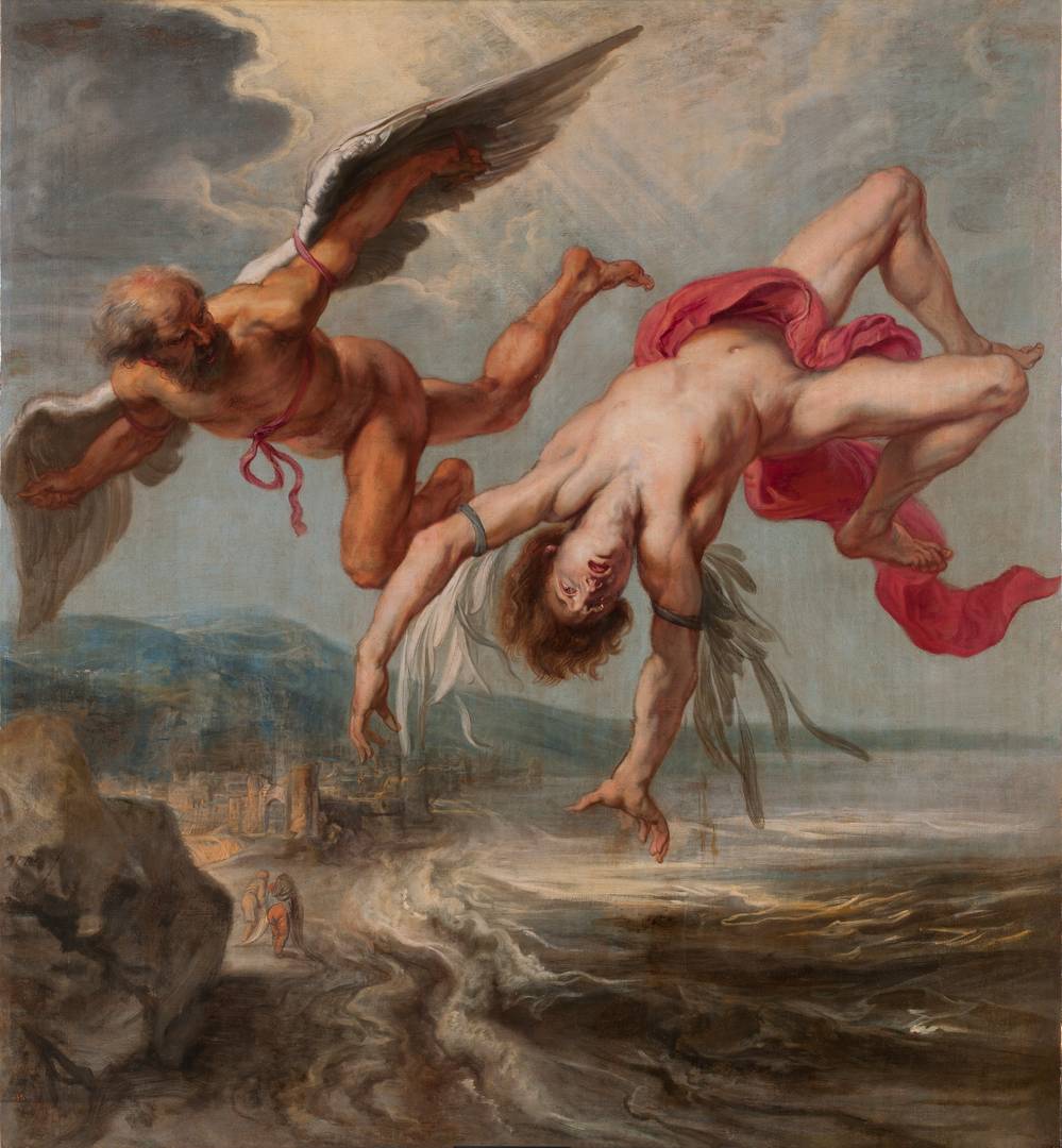 Якоб Питер Гуви. Падение Икара. 1635 - 1637