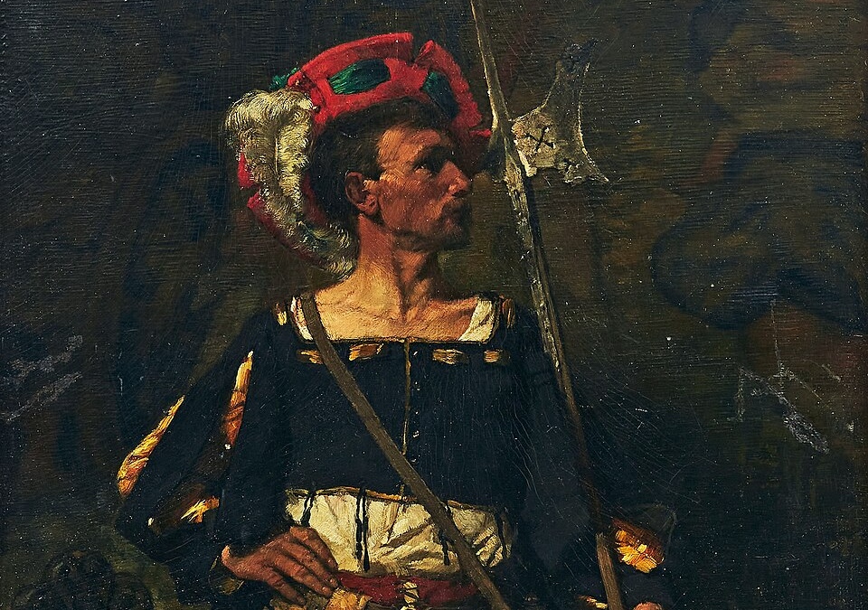 Карл Густав Хелльквист. Вестник (фрагмент). 1878