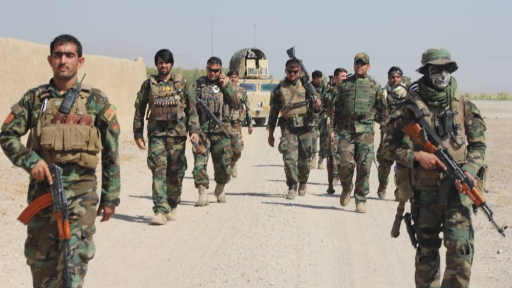 Бойцы Афганской национальной армии