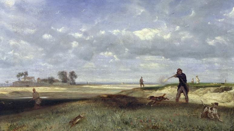Александр-Габриэль Декан. Охота. 1847