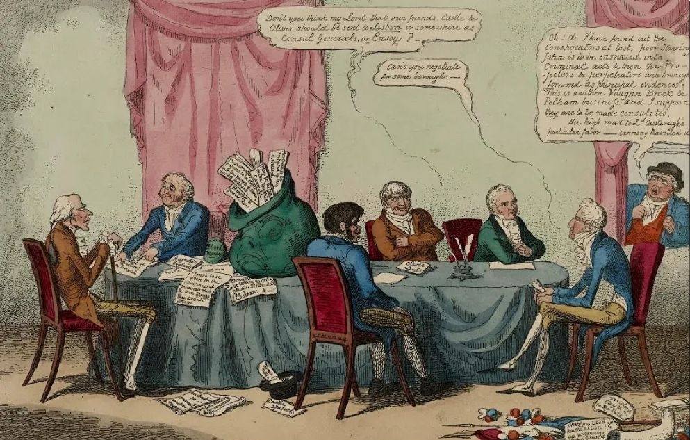 Джордж Крукшанк. Заговорщики. 1817