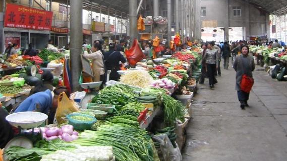 Рынок фермеров в Лхасе