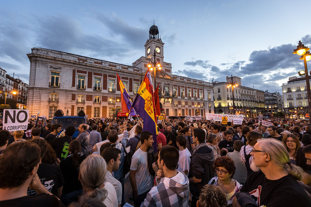 Митинг. Мадрид