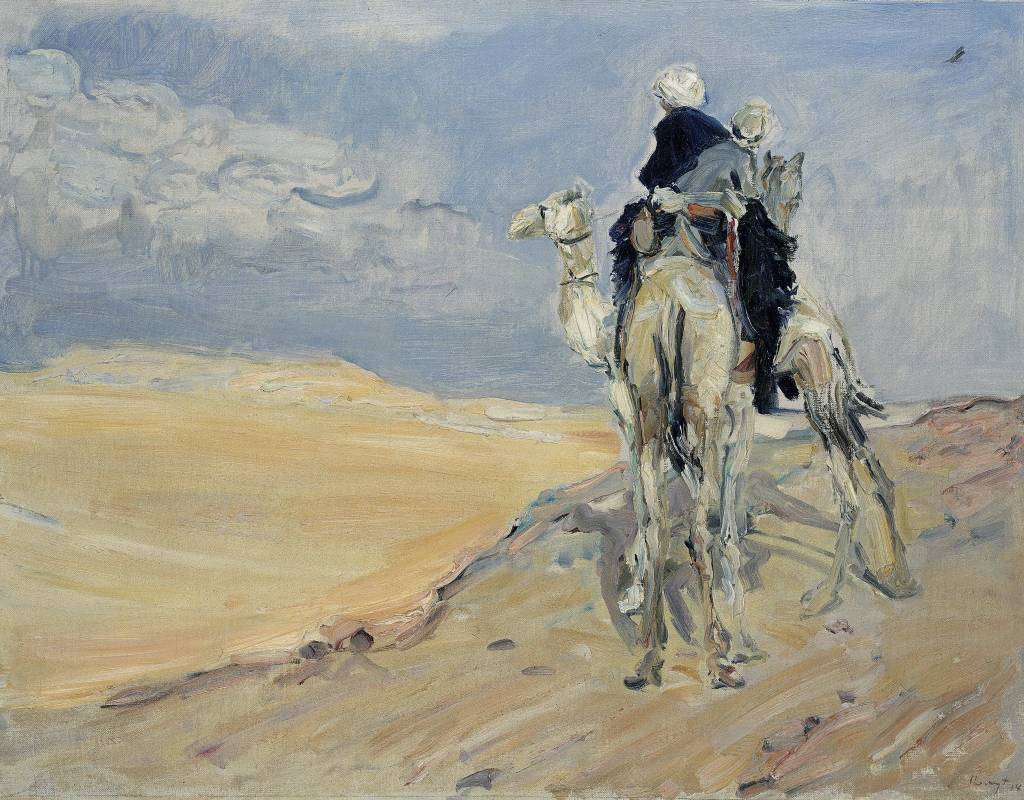 Макс Слефогт. Песчаная буря в ливийской пустыне. 1914