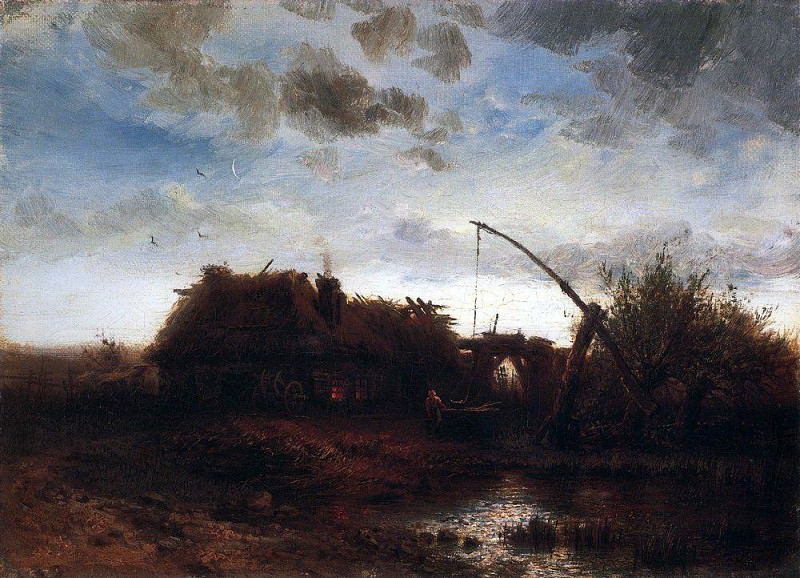 АлексейСаврасов. У колодца. Около 1868