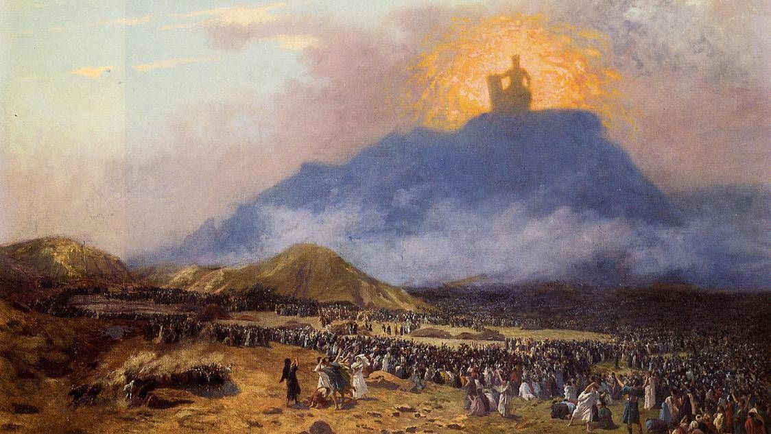 Жан-Леон Жером. Моисей на горе Синай. 1895-1900
