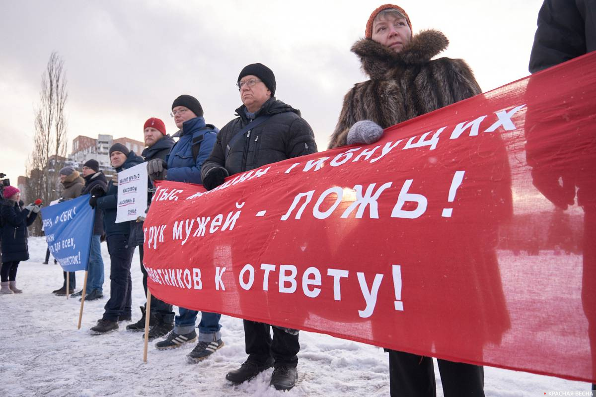 Пикет против лжи о домашнем насилии. Январь, 2020 г.