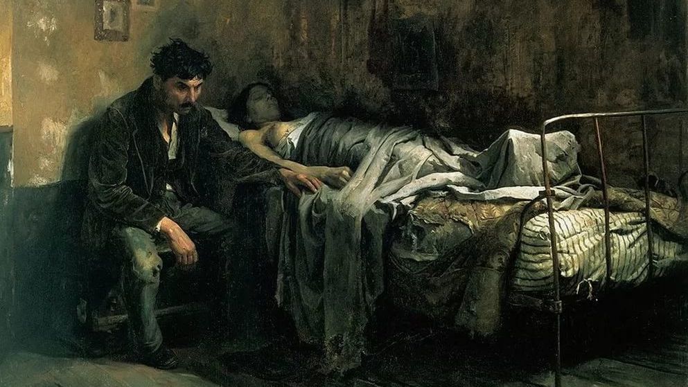 Кристобаль Рохас. Бедность. 1886