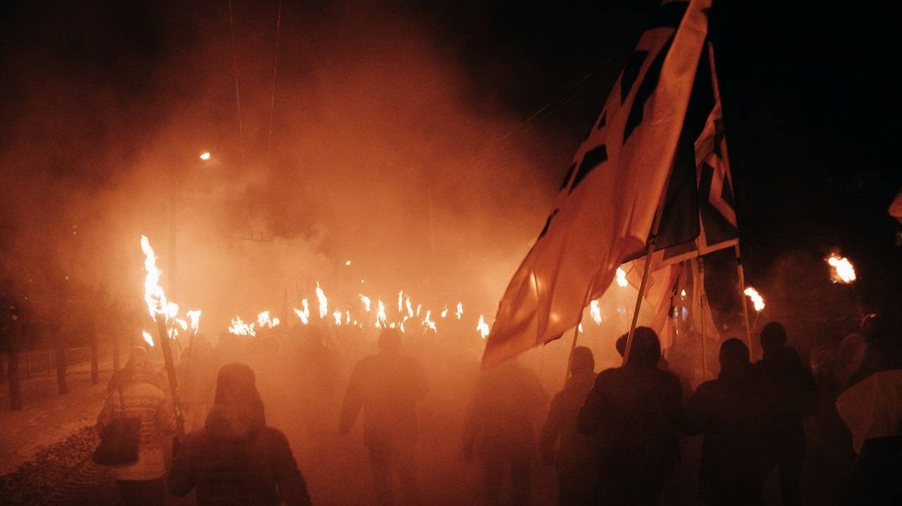 Факельное шествие на Украине