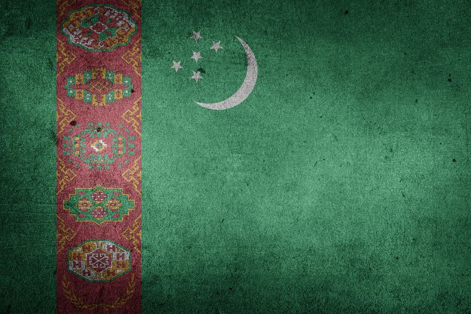 Туркменистан, флаг