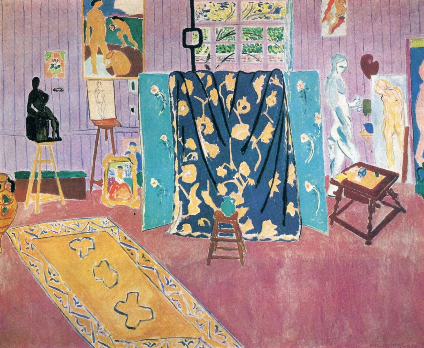 Анри Матисс. Розовая мастерская (Мастерская художника). 1911