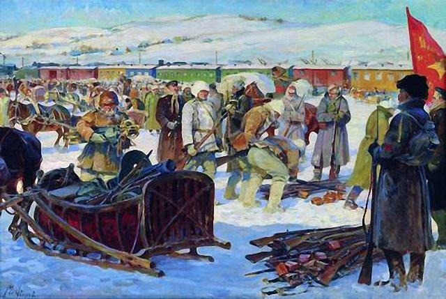 Михаил Авилов. Разоружение частей Колчаковской армии. 1926