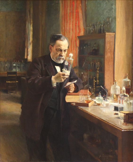 Альберт Эдельфельт. Портрет Луи Пастера. 1885 г