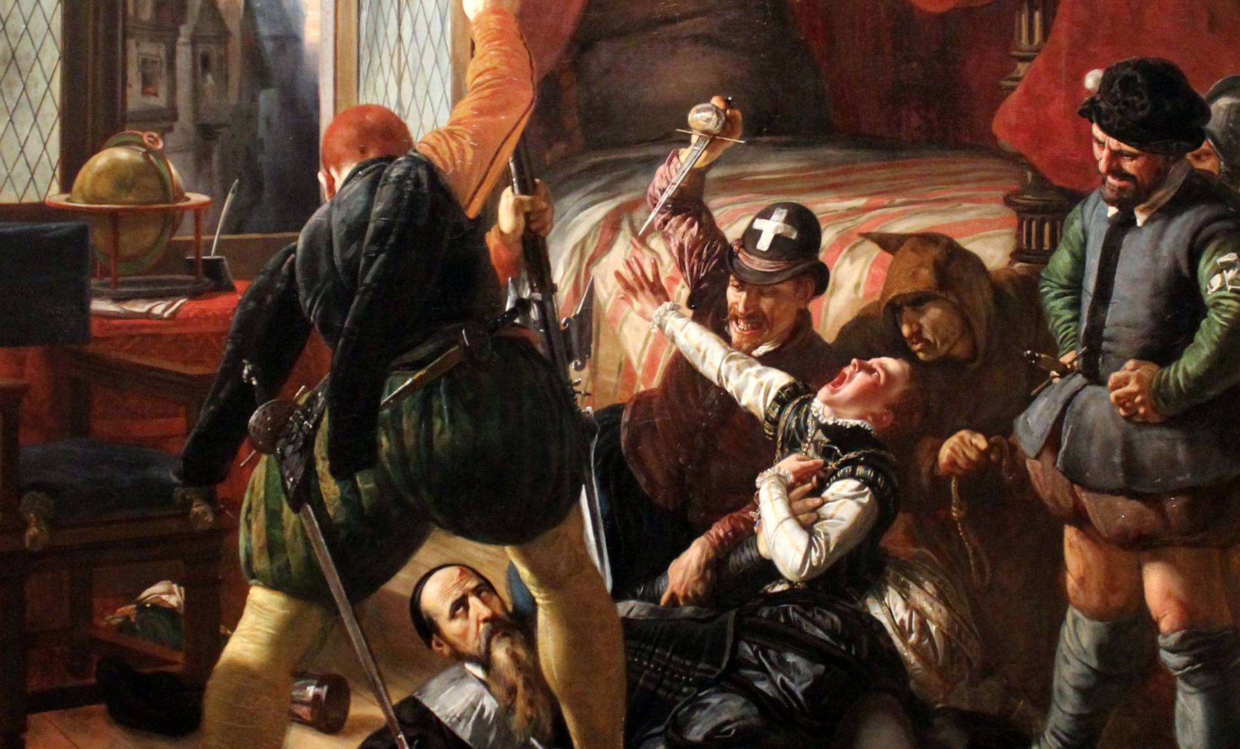 Жозеф-Николя Роберт-Флери. Сцена из резни в День святого Варфоломея (фрагмент). 1833