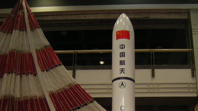Макет китайской ракеты-носителя