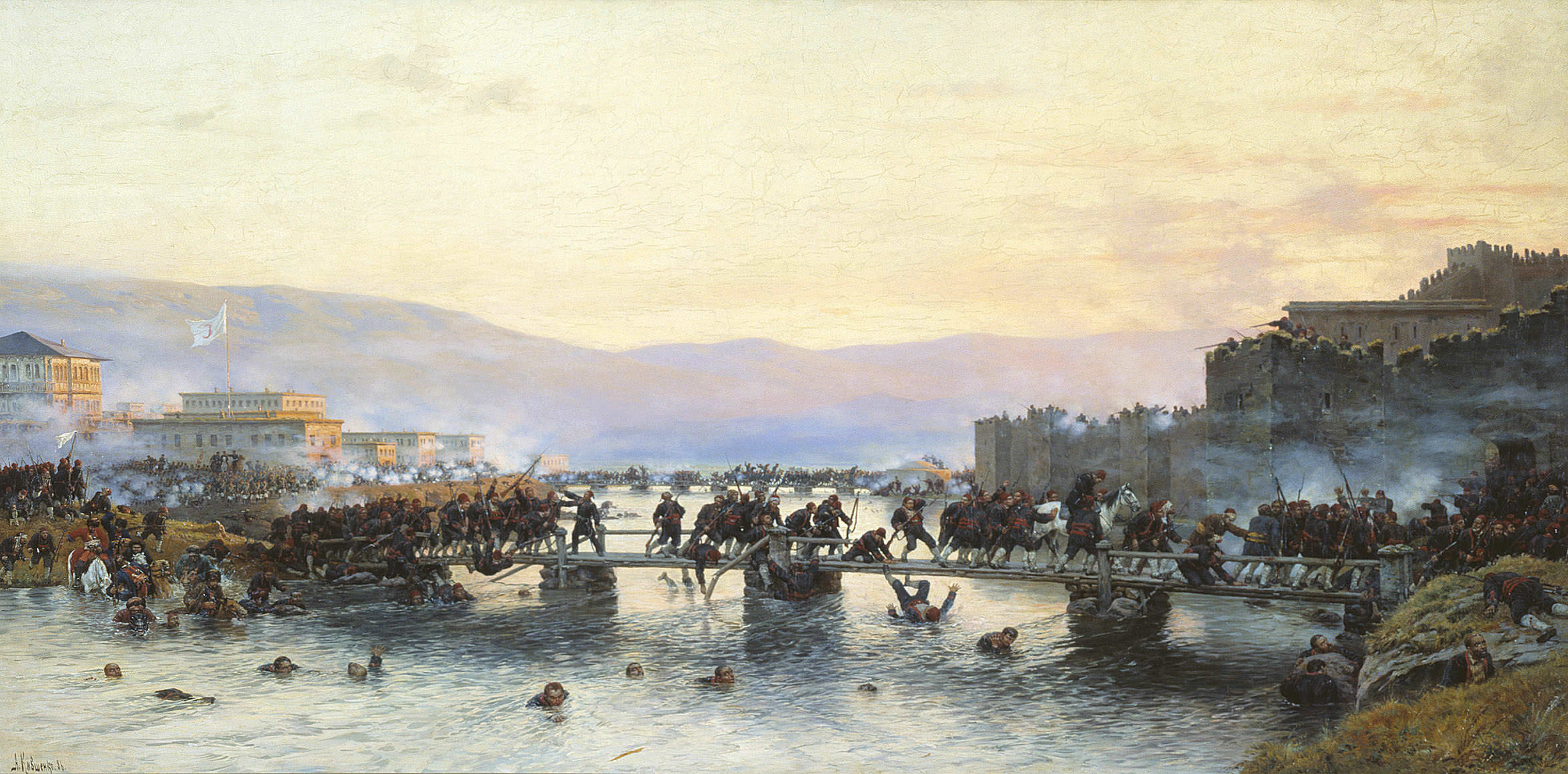 Алексей Кившенко. Штурм крепости Ардаган 5 мая 1877 года. 1886 год