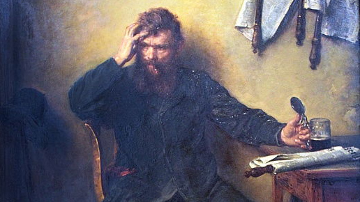 Людвиг Кнаус. Недовольный. 1877