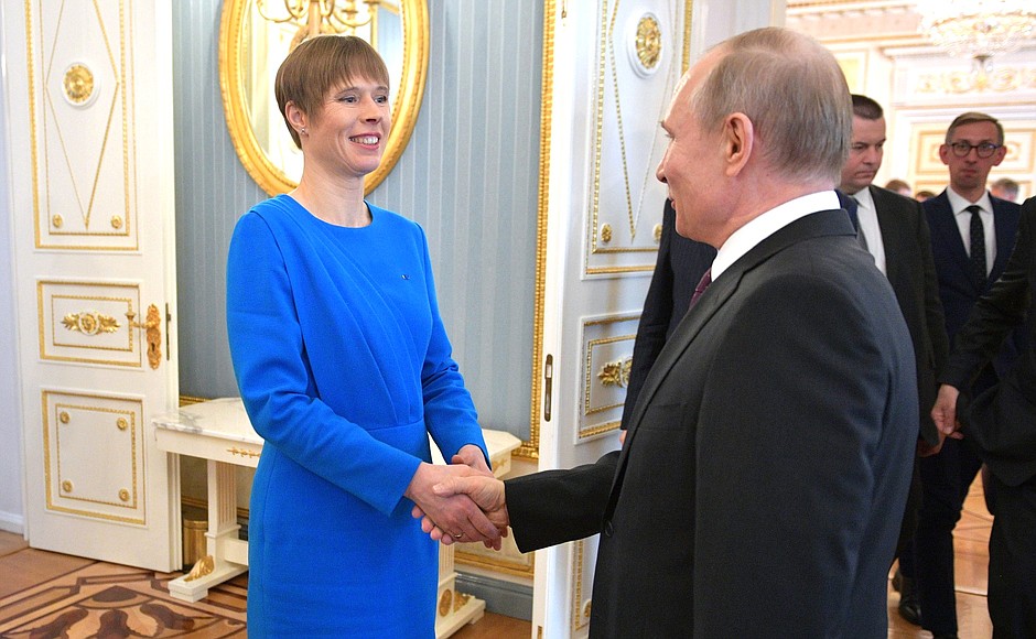 Встреча Путина с Президентом Эстонии Керсти Кальюлайд
