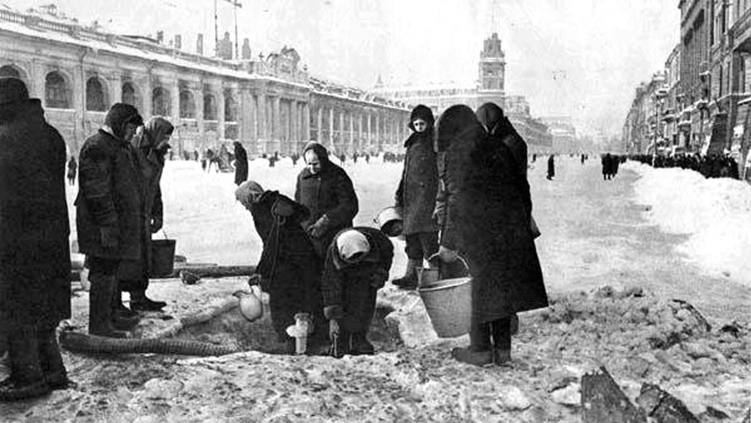 Фото ленинграда в блокаду зимой 1941