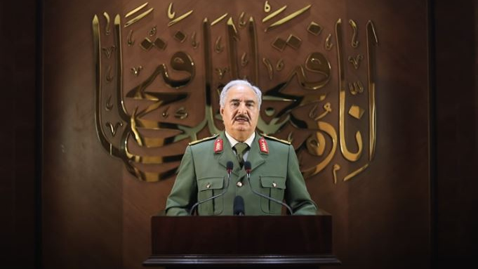 Цитата из трансляции пресс-конференции главы Ливийской национальной армии Халифы Хафтара