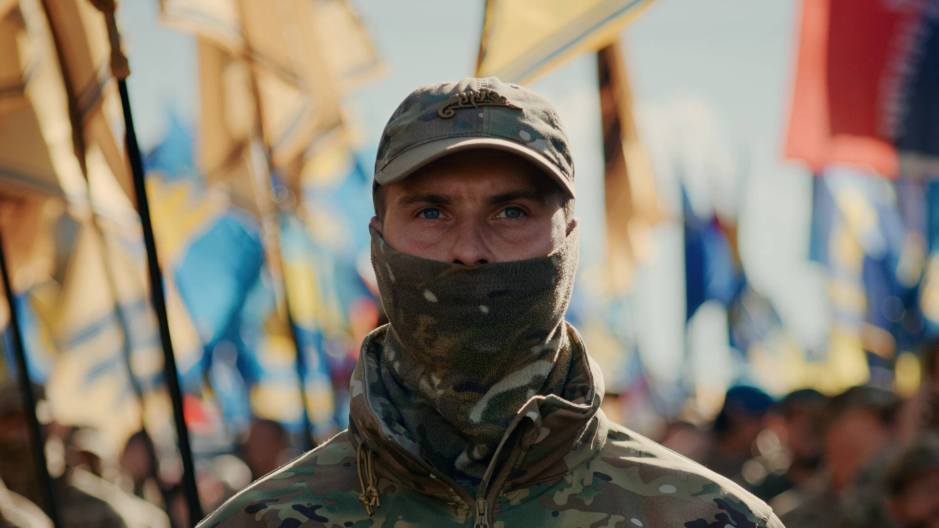 Солдат спецотряда Нацгвардии Украины __Азов_ _ (организация, деятельность которой запрещена в РФ)