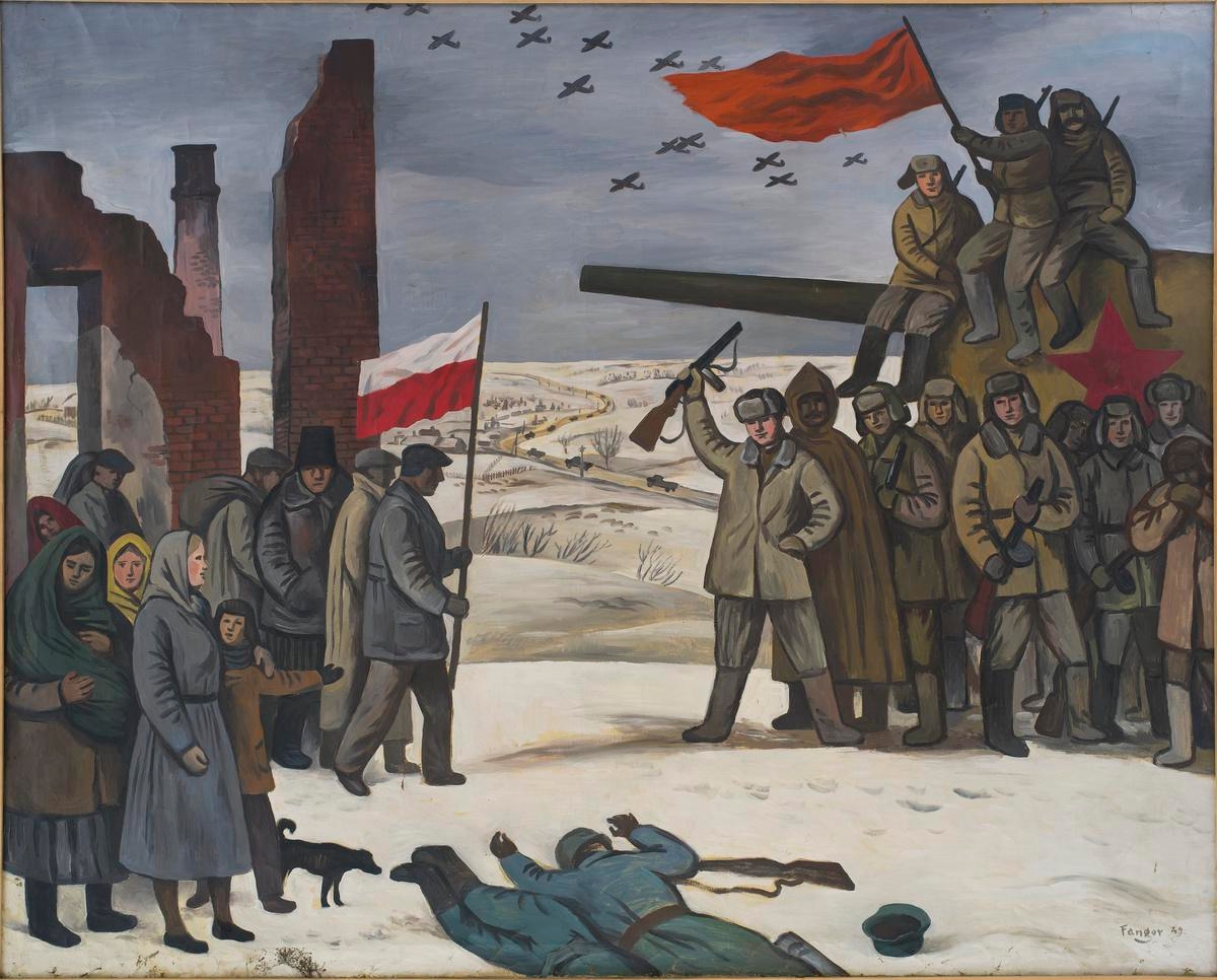 Войцех Фангор. Январь 1945. Картина 1949 года