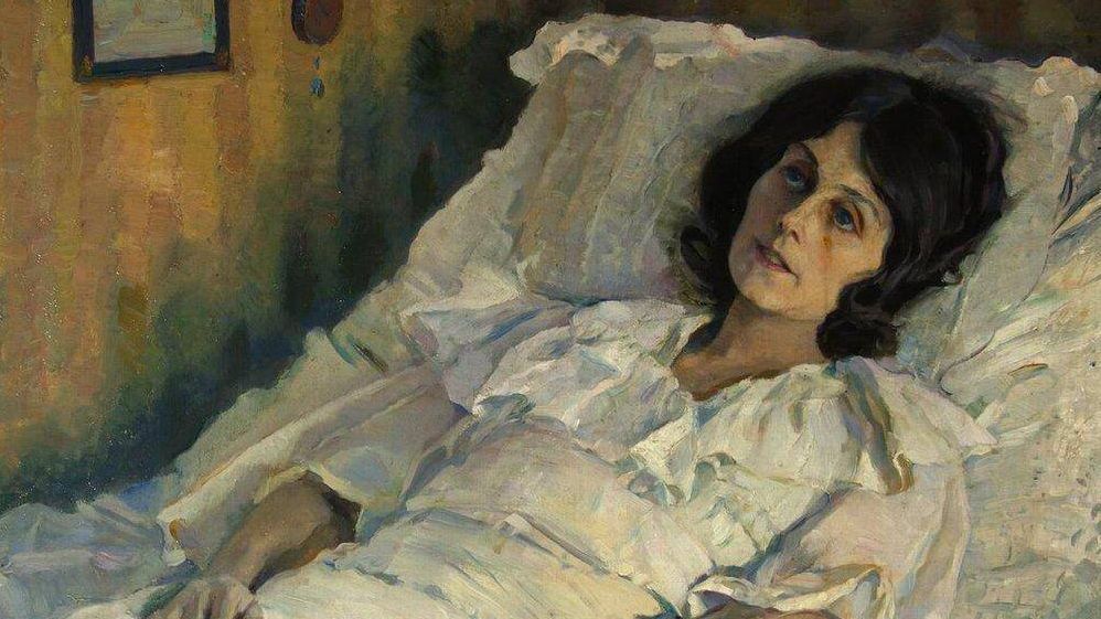 Михаил Нестеров. Больная девушка. 1928