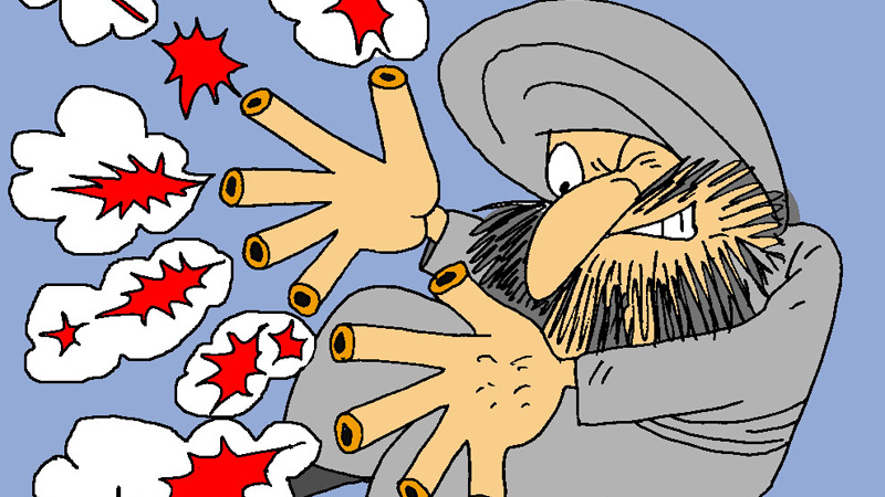 Карикатура на исламиста