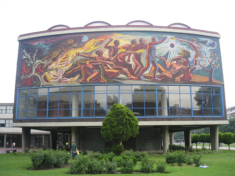Фреска «Покоритель энергии» в Национальном автономном университете Мексики wikipedia.org
