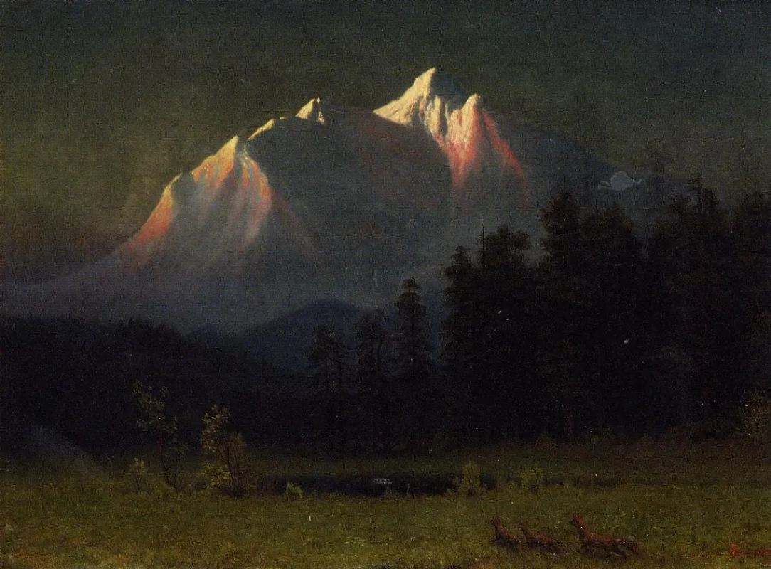 Альберт Бирштадт. Западный пейзаж. 1871