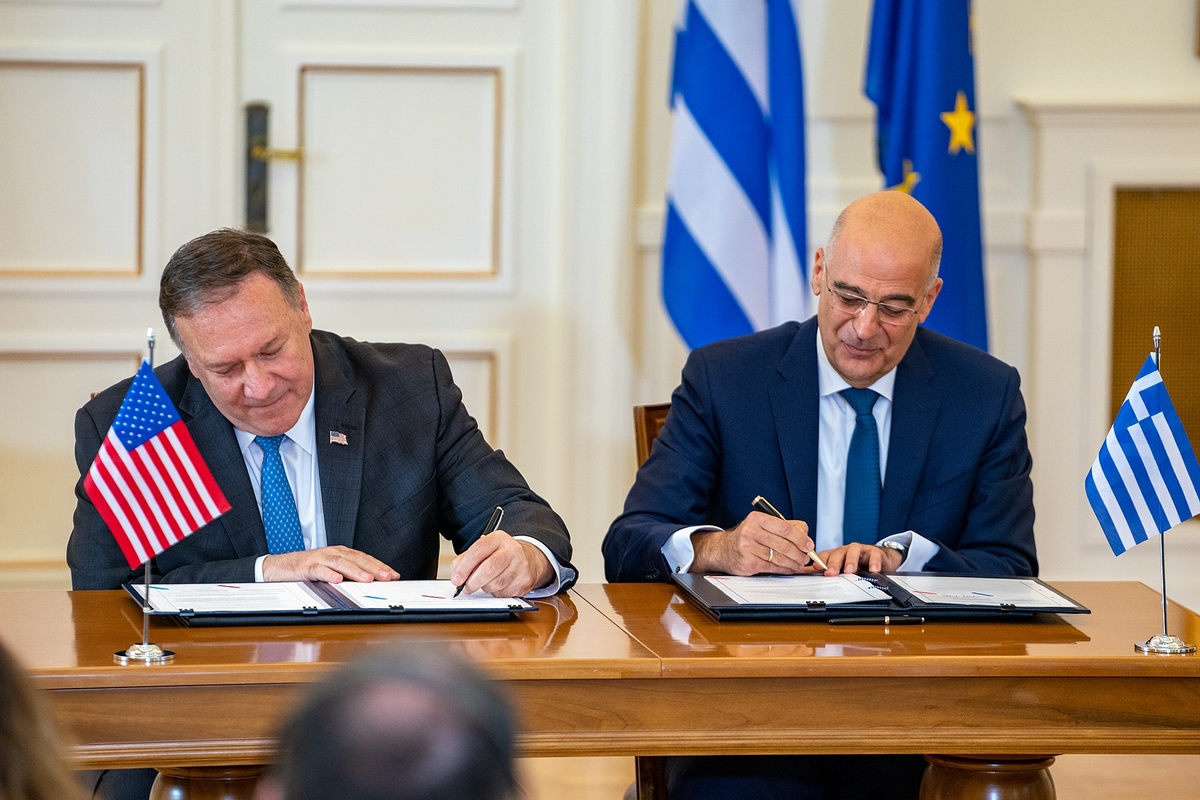 Сотрудничество США и Греции