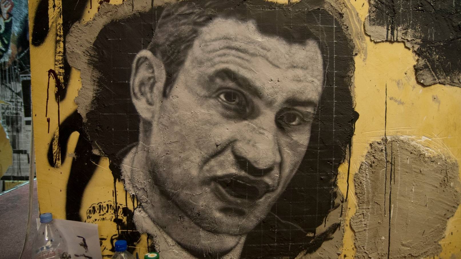 Виталий Кличко — портрет на стене