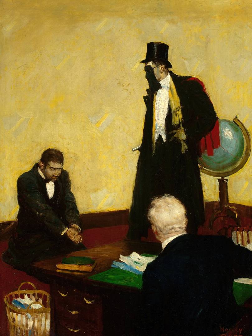 Харви Томас Данн. Человек в маске. 1915