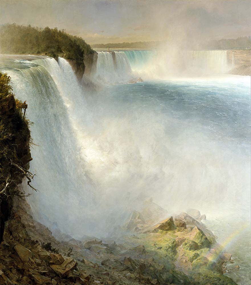 Фредерик Чёрч. Ниагара. Вид с американской стороны. 1867