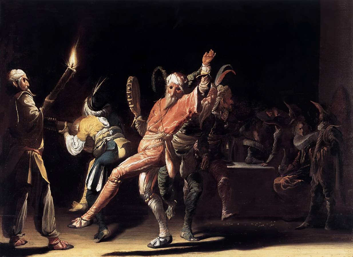 Виллем Корнелис Дейстер. Карнавальные клоуны. 1620