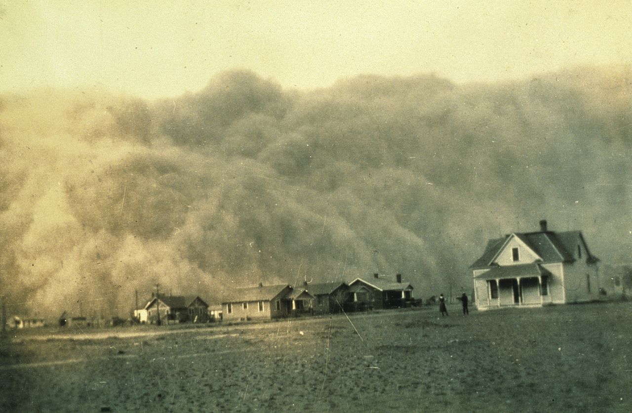 ППыльная буря в США в 1935 году