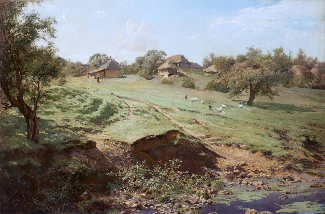 Александр Киселёв. Хутор. 1899