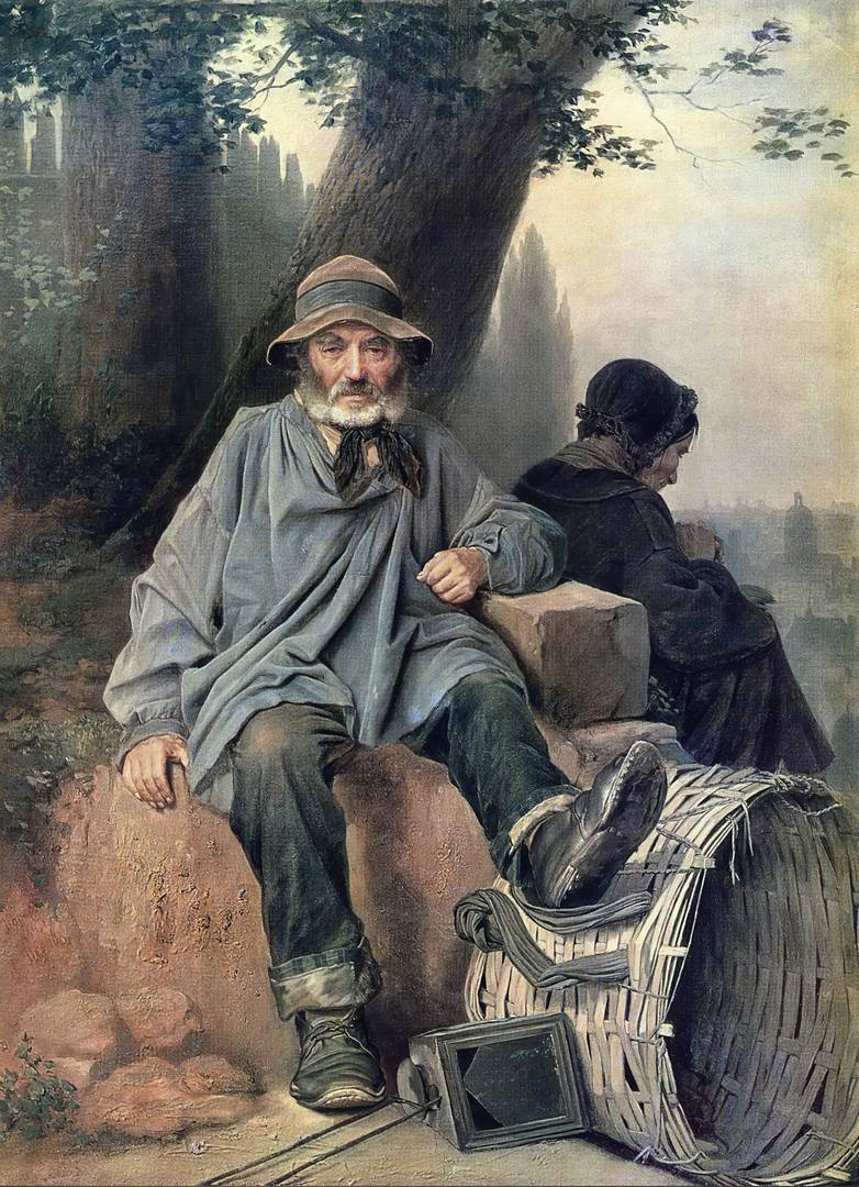 Василий Перов. Парижские тряпичники. 1864