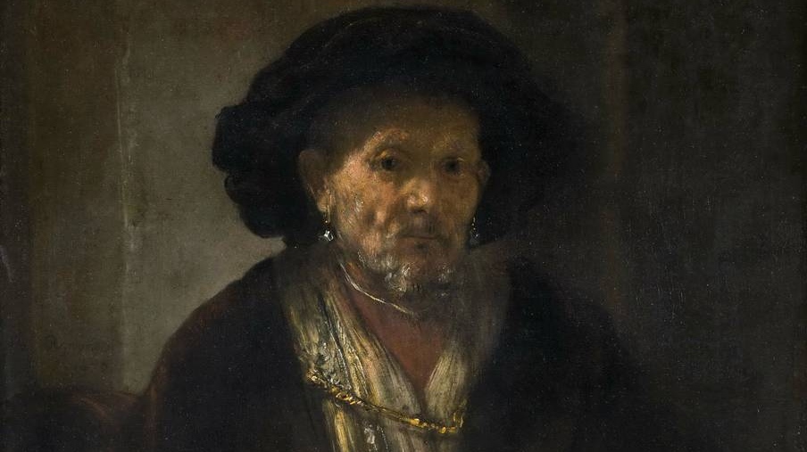 Рембрандт Харменс ван Рейн. Портрет старого мужчины (фрагмент). 1655