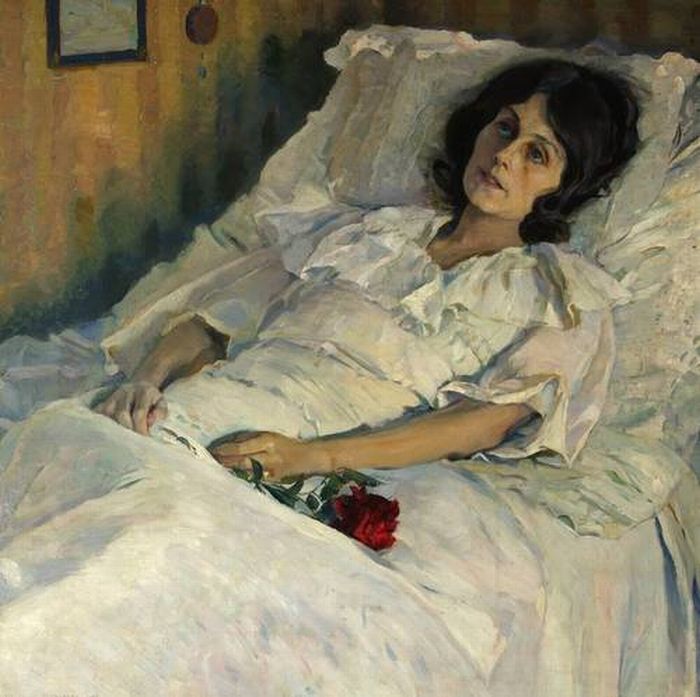 Михаил Нестеров. Больная девушка. 1928