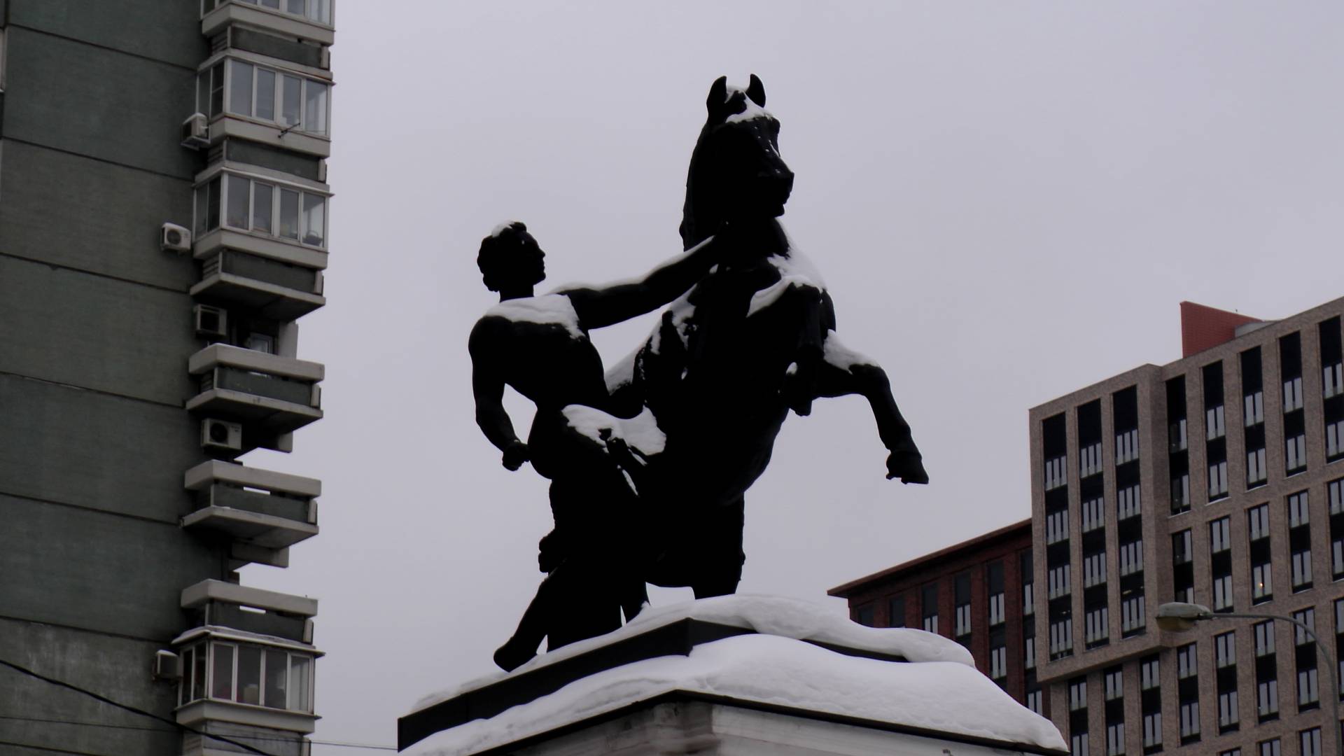 Скульптура «Диоскур, укрощающий коня»