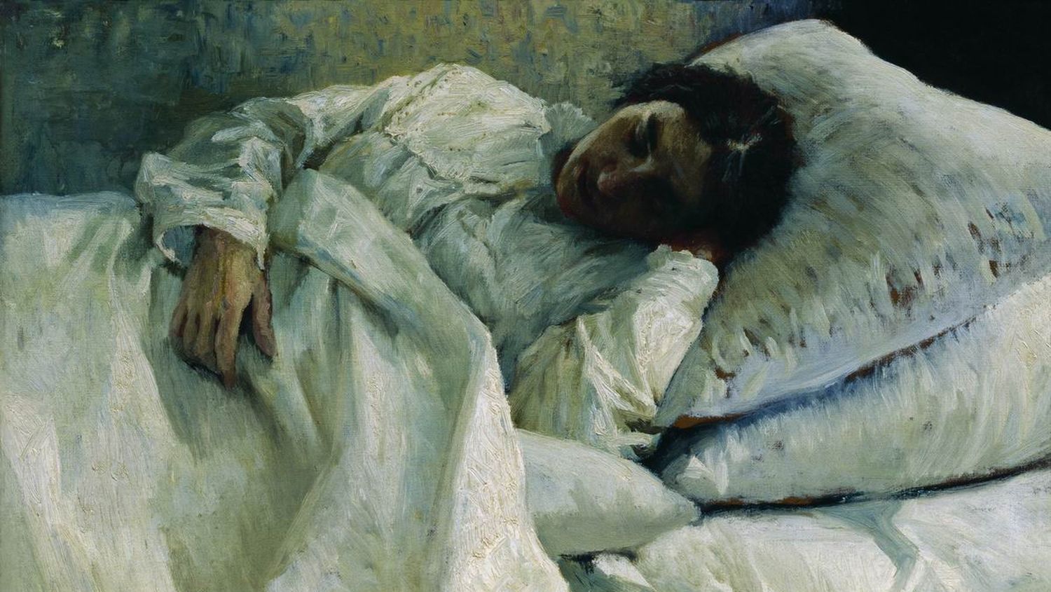 Николай Ярошенко. Спящая девушка. 1881