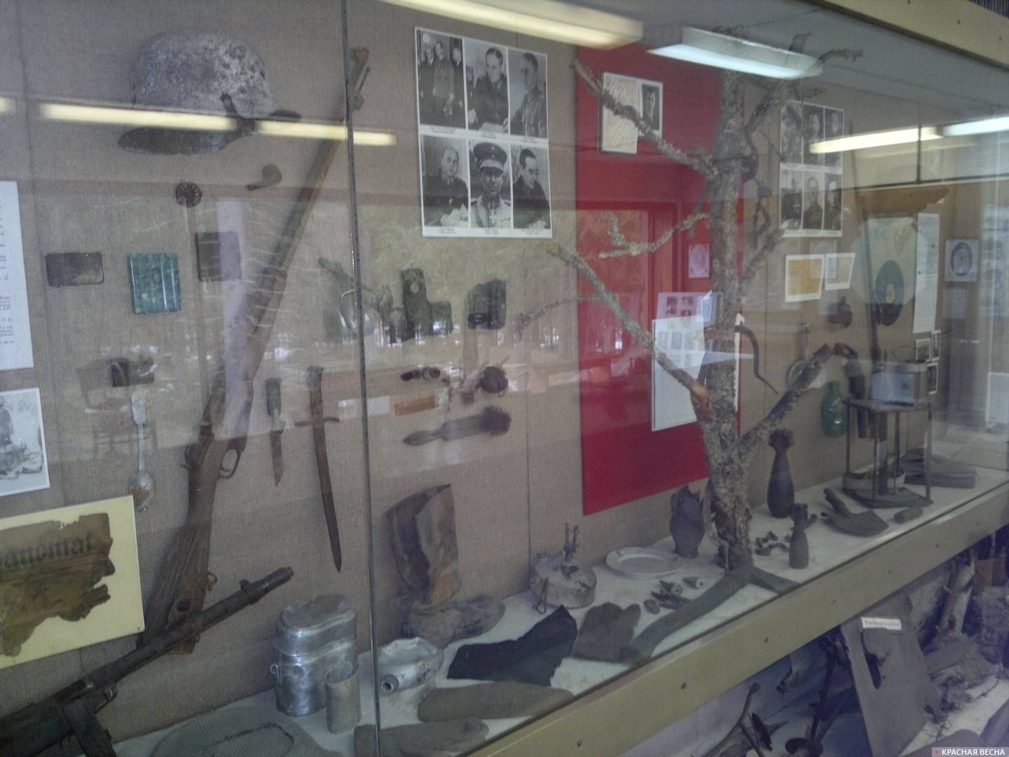 Часть экспозиции музея, посвященная советско-финской зимней войне